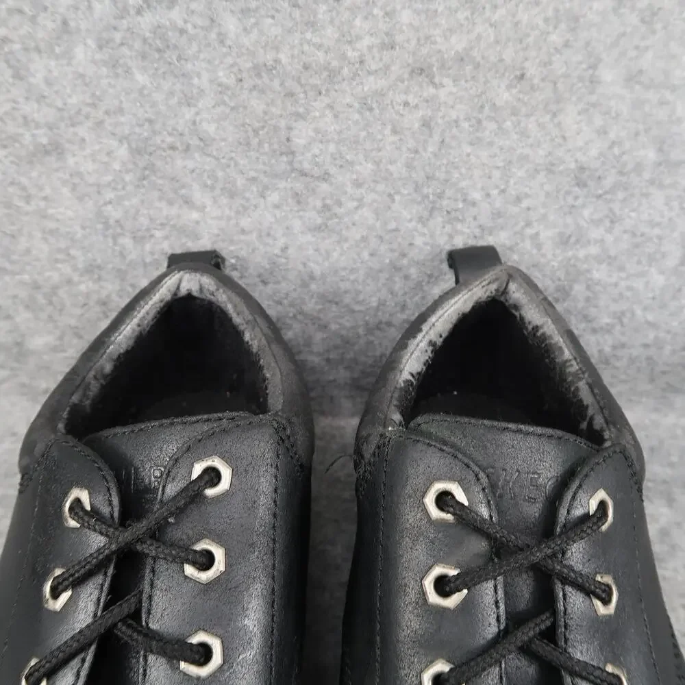 Skechers Shoes Mens 10 Tom Cat Derby Oxfords Chunky Lug Sole Work Leather Black